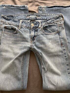 american eagle hipster stretch denim jeans - 2